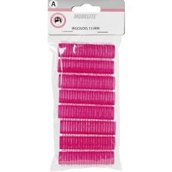 Gifi Beauté^Bigoudis à scratch 15 mm fuchsia x8