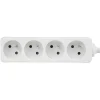 Gifi Accessoires Électriques^Bloc multiprise blanc x2