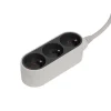 Gifi Accessoires Électriques^Bloc multiprise design gris 3x16A 1,5m