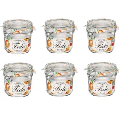 Hot Gifi Bocal à conserve avec fermeture à clapet 350 ml x 6