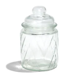 Discount Gifi Bocal de conservation en verre Ø7,5x12cm - 2 modèles