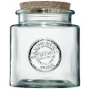 Outlet Gifi Bocal de conservation verre transparent couvercle liège 0,8L
