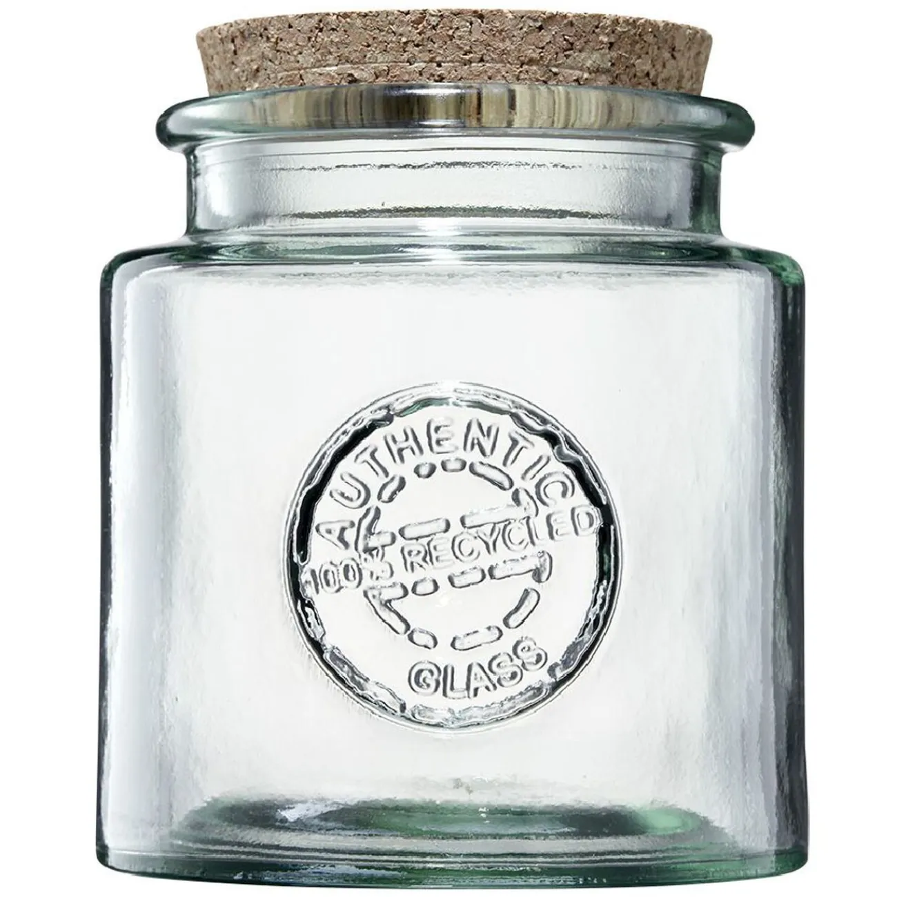 Outlet Gifi Bocal de conservation verre transparent couvercle liège 0,8L