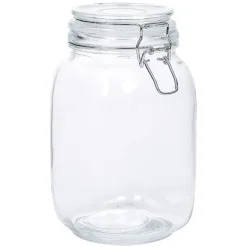 Sale Gifi Bocal en verre avec couvercle à charnière 1,5 L