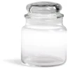 Online Gifi Bocal en verre transparent avec couvercle hermétique 500ml - H.13cm