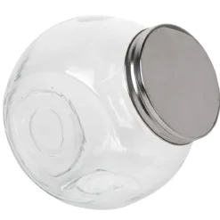 Clearance Gifi Bocal incliné verre couvercle métal 1,5 L