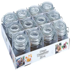 New Gifi Bocal rond hermétique transparent x12