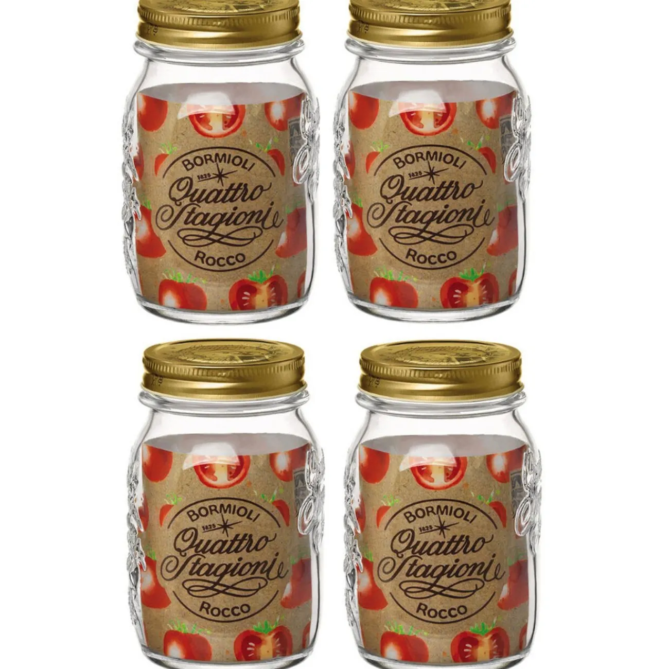 Outlet Gifi Bocal à stériliser 500 ml x 4