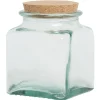 Best Gifi Bocal transparent 1,1 L verre et liège