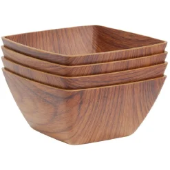 Discount Gifi Bol carré 12x12cm marron