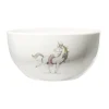 Best Gifi Bol en porcelaine blanc pour enfant motif licorne Ø14xH7cm