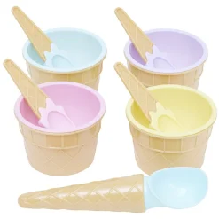 Sale Gifi Bol et cuillère à glace x4