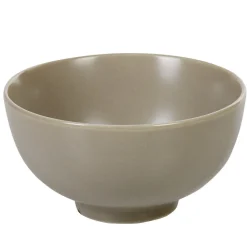Best Gifi Bol petit déjeuner gris clair en porcelaine petit format