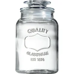 Hot Gifi Bonbonnière en verre 1,5L
