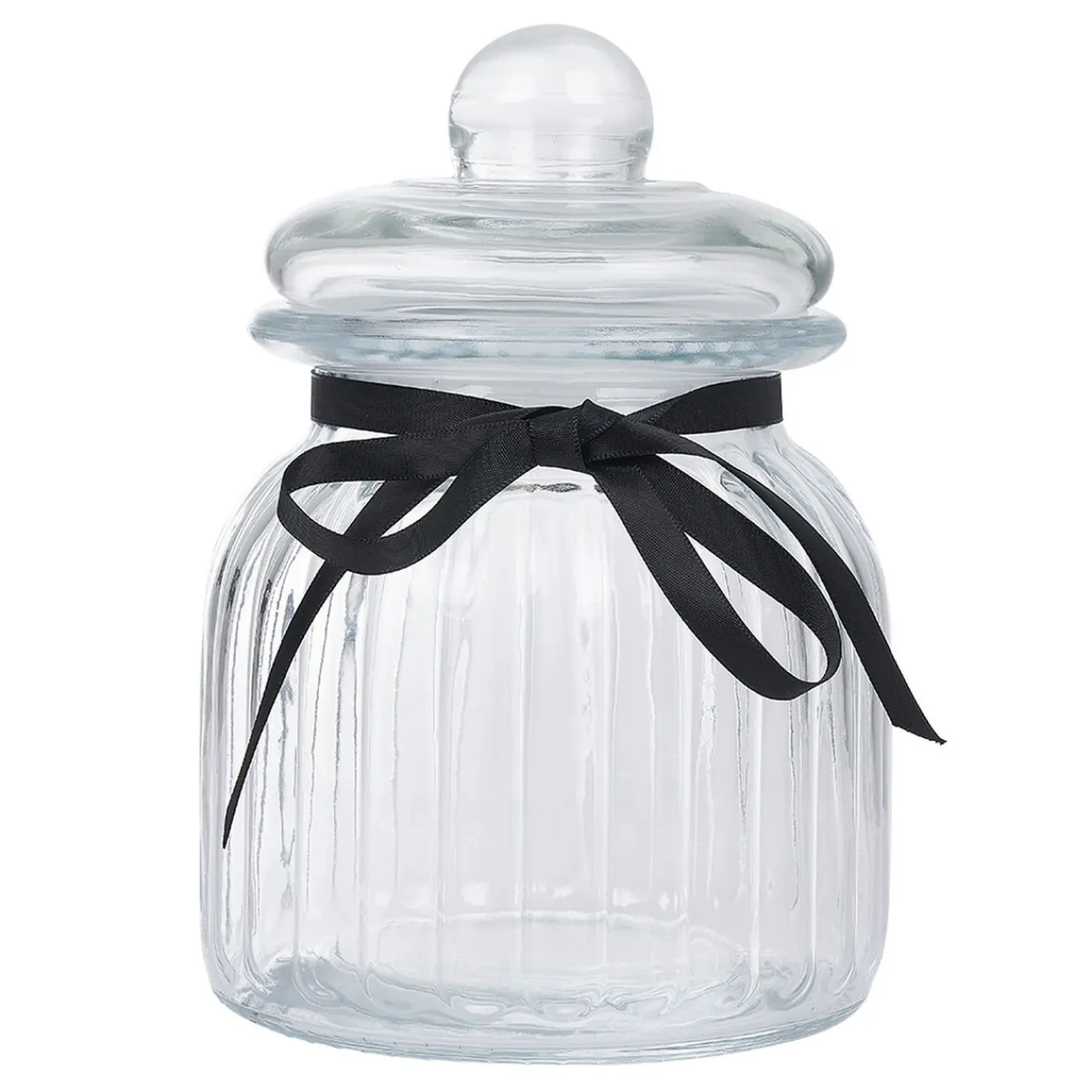 Gifi Bonbonnière en verre transparent 1,6L