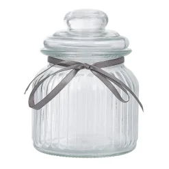 New Gifi Bonbonnière en verre transparent 0,6L