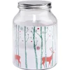 Sale Gifi Bonbonnière Noël rennes verre cordelette rouge et blanc 3 L