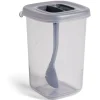 Sale Gifi Boîte alimentaire + cuillère polypropylène gris 450mL