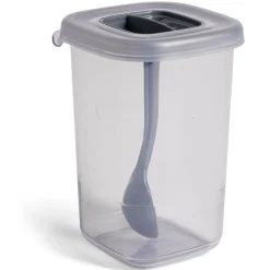 Sale Gifi Boîte alimentaire + cuillère polypropylène gris 450mL