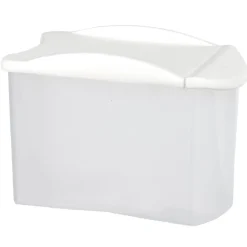 New Gifi Boîte alimentaire empilable transparente et blanche 0,8 L