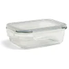 Discount Gifi Boîte alimentaire en verre avec couvercle plastique à clips 640ml
