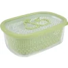 New Gifi Boîte alimentaire hermétique avec panier fraîcheur 4 L vert