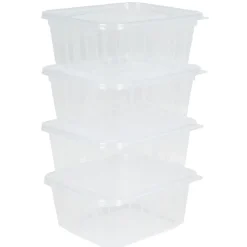 Discount Gifi Boîte alimentaire hermétique 0,45 L x 4