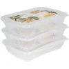Sale Gifi Boîte alimentaire motif légumes et fruits 1 L x3