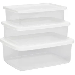 Discount Gifi Boîte alimentaire rectangulaire polypropylène x3