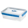 Online Gifi Boîte alimentaire rectangulaire transparente bleu et blanc 3L