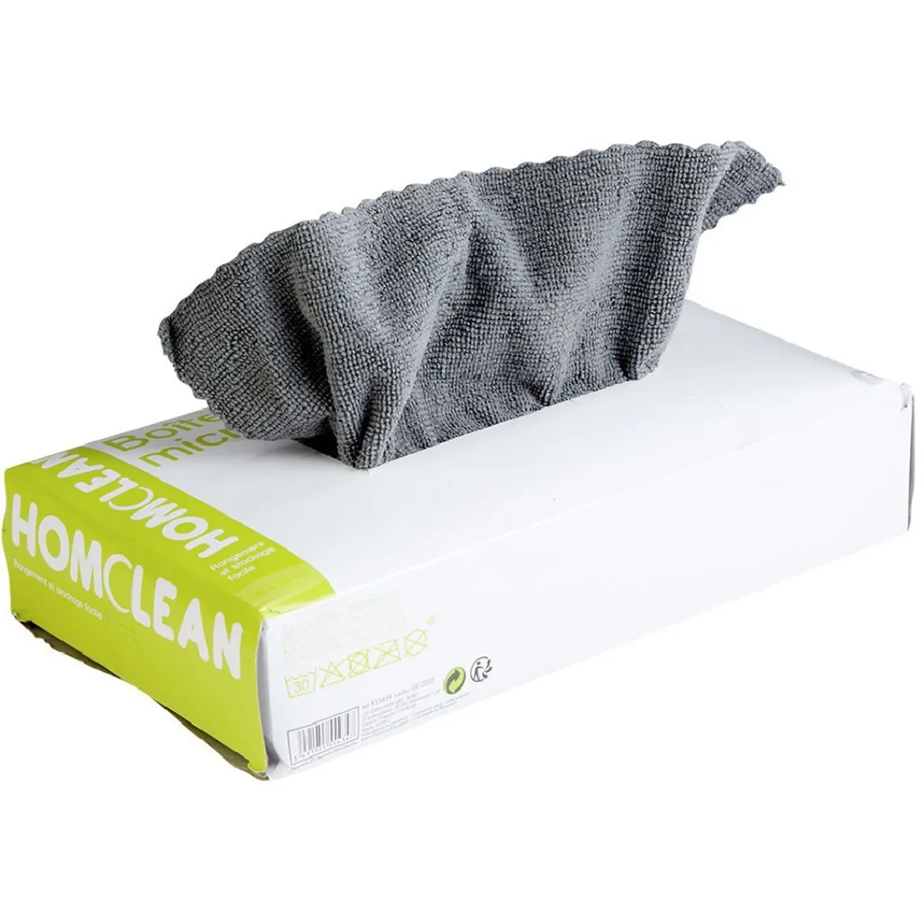 Gifi Nettoyage Et Entretien|Boîte avec 20 chiffons en microfibre Homclean