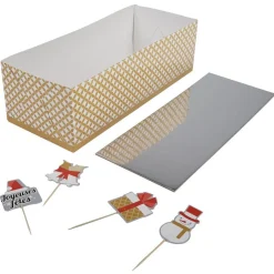 Outlet Gifi Boîte à bûche en carton