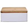 Hot Gifi Boîte à biscuit rectangulaire blanc naturel