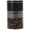 Clearance Gifi Boîte à café ronde en métal décorée noir