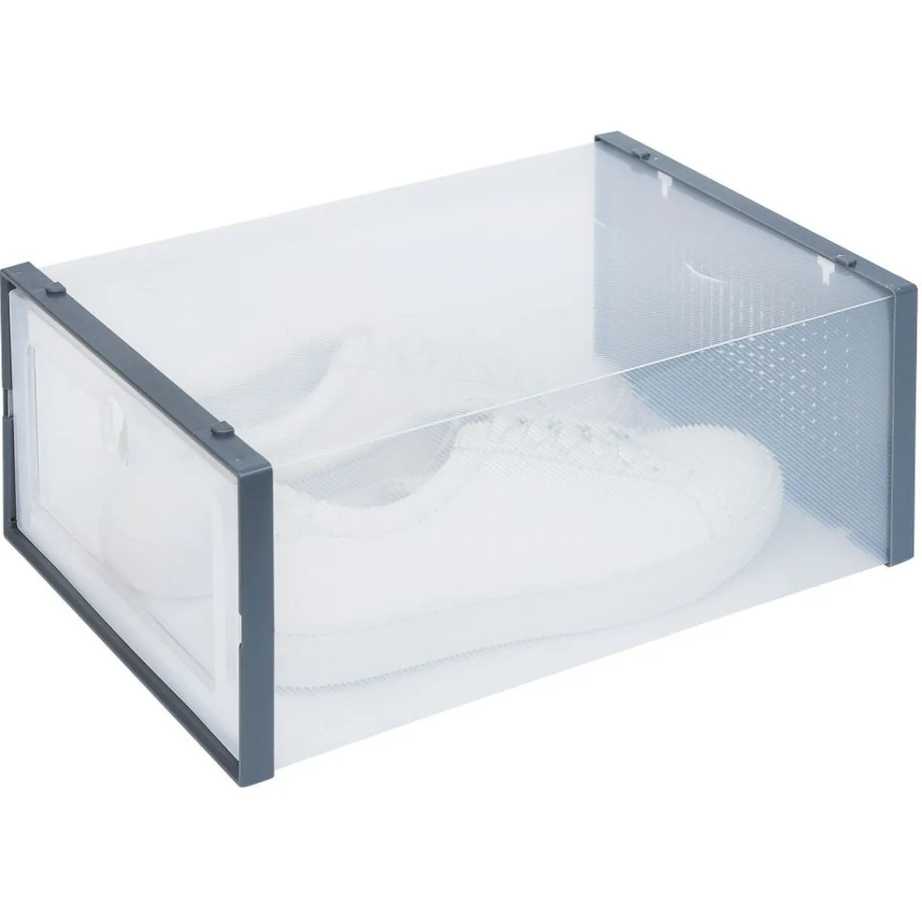 Gifi Rangement|Boîte à chaussures plastique transparent x2