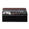 Sale Gifi Boîte à chocolat rectangulaire en métal décorée marron