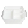 Gifi Rangement|Boîte à compartiments 2 niveaux de rangement 26x25xH11cm