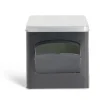 Sale Gifi Boîte conservation avec ouverture métal noir et gris 14,5x14,5x14,5cm