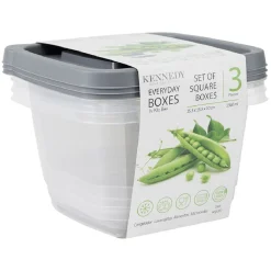 Hot Gifi Boîte conservation plastique 1,36L x3