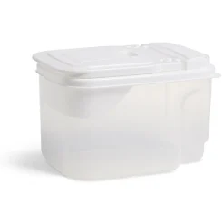 Discount Gifi Boîte de conservation en plastique avec bec verseur 1,5L