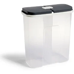 Discount Gifi Boîte de conservation en plastique à 2 compartiments transparent 2,8L