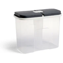 Clearance Gifi Boîte de conservation en plastique à 2 compartiments transparent 2,1L