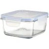 Outlet Gifi Boîte de conservation en verre hermétique L14,3xl14,3xH8,6 cm