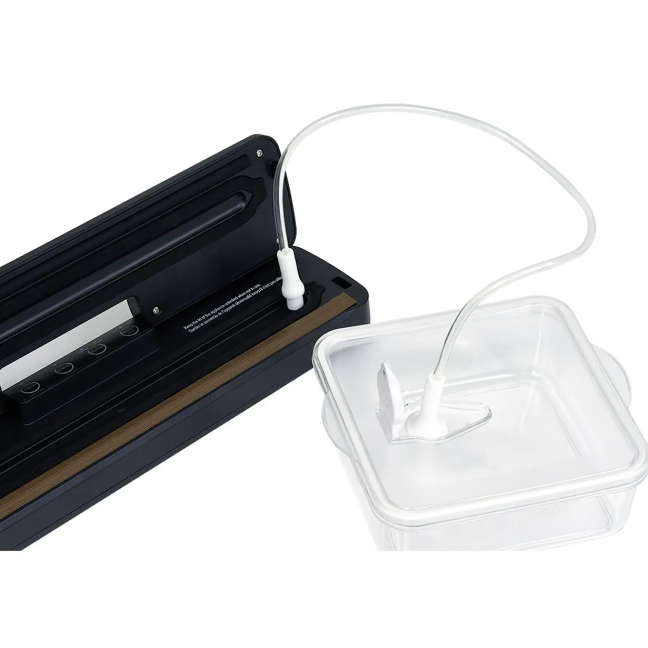 Online Gifi Boîte de conservation sous vide 1L - 18,5x16,5xH6,2cm