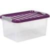 Gifi Entretien Du Linge|Boîte de rangement avec clips 8 L