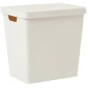 Gifi Rangement|Boîte de rangement avec couvercle beige 26 L
