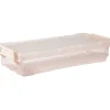 Gifi Rangement|Boîte de rangement avec fermeture à clip rose 4 L