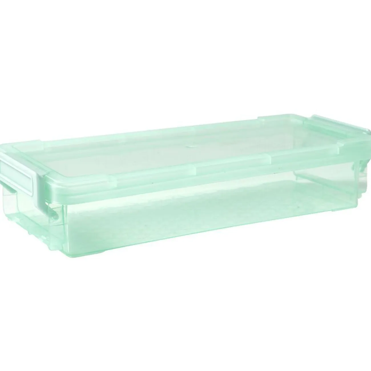 Gifi Rangement|Boîte de rangement avec fermeture à clips vert 0,55 L