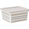 Gifi Rangement|Boîte de rangement beige nordique 2 L