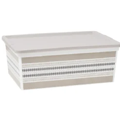 Gifi Rangement|Boîte de rangement beige nordique 10 L